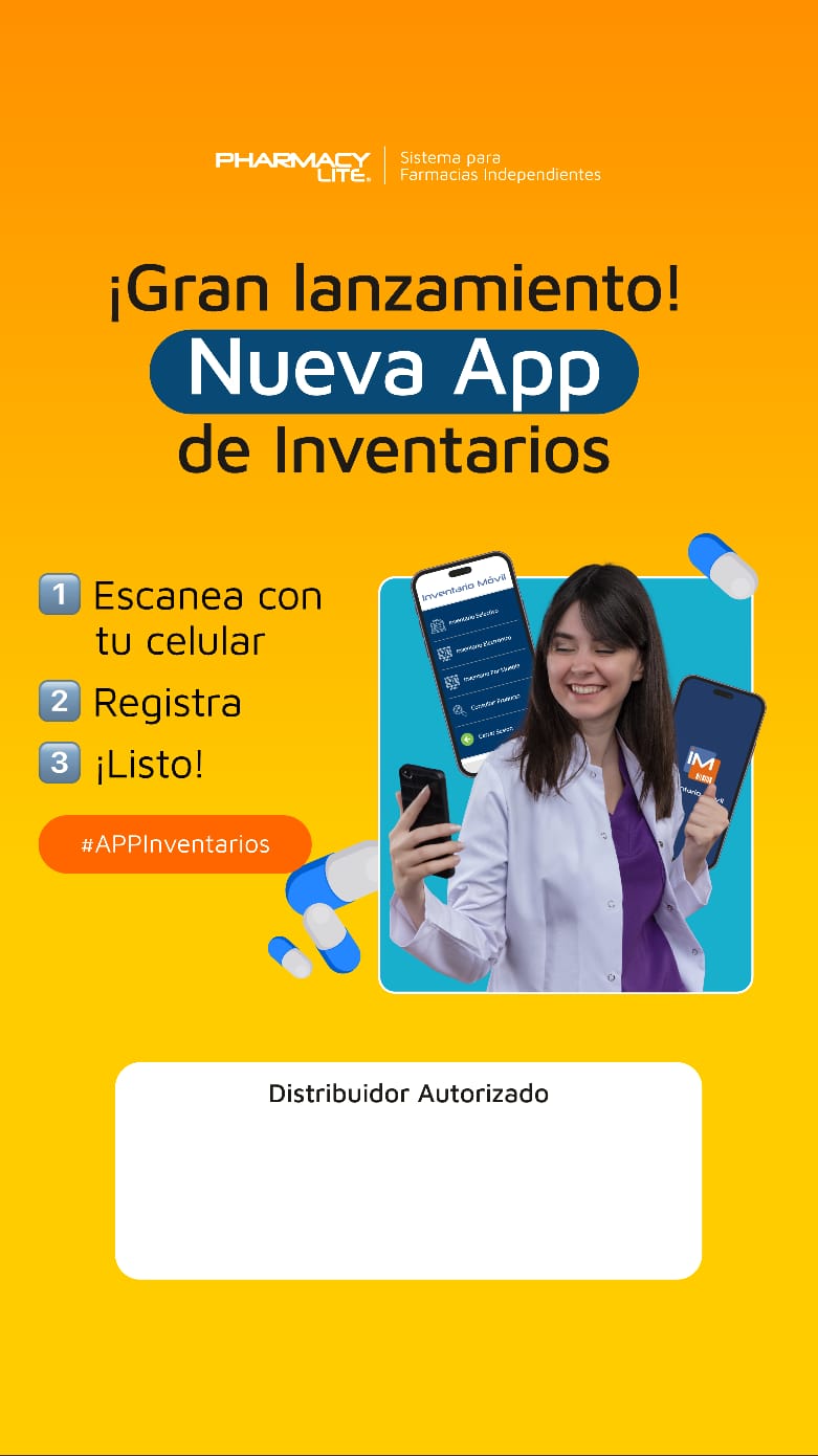 Interfaz del sistema Pharmacy Lite